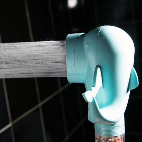 Bebesia Dolphin Filter Shower Head Set with Filter Refills