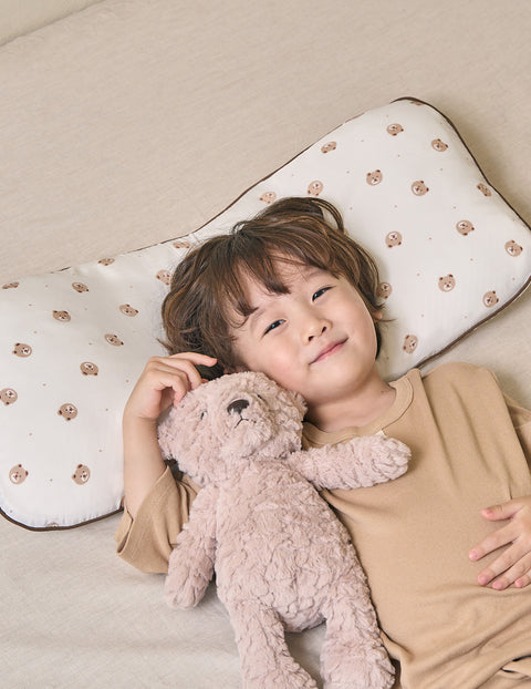 Lavikit Cozy Cool Flat Pillow Cover - Cooing Bear