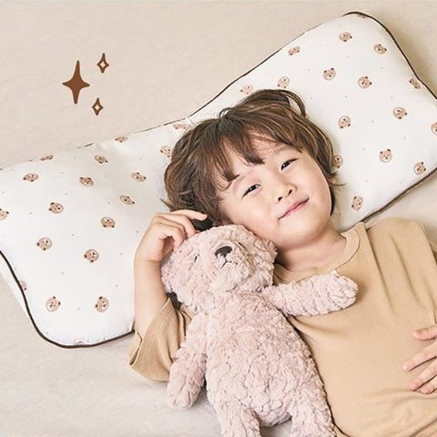 Lavikit Cozy Cool Flat Pillow Cover - Cooing Bear