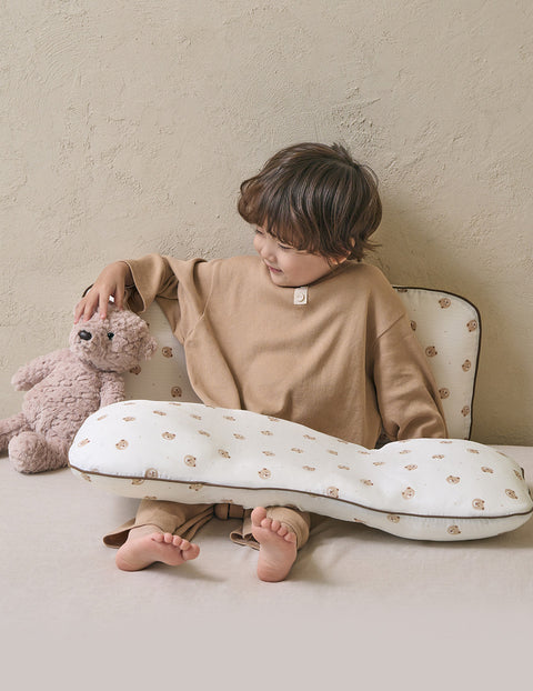 Lavikit Cozy Cool Flat Pillow Cover - Cooing Bear
