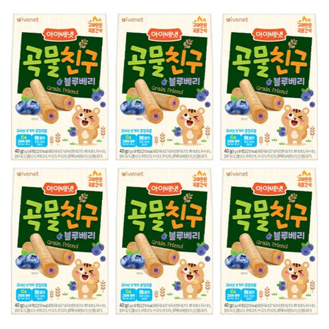 Ivenet Bebe Grain Friend (Blueberry) - 6ea