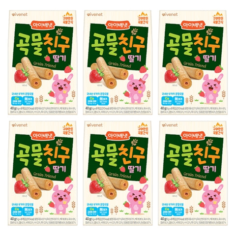 Ivenet Bebe Grain Friend (Strawberry) - 6ea