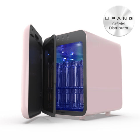 UPANG Signature2 Plus LED Baby Bottle Sterilizer (UP920A+) & Additional racks (Vertical + Horizontal) Set - Baby Pink