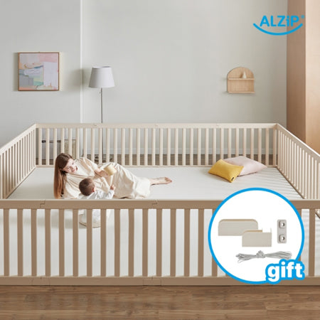 ALZiP Dust Zero Mat G - Urban Milk + G Woodly Baby Room Mat Partition Basic Milk Set (Preorder)