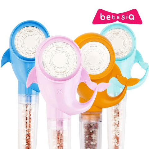 Bebesia Dolphin Filter Shower Head Set with Filter Refills