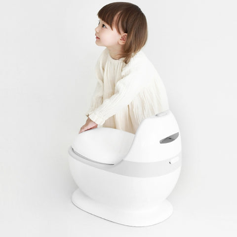 Duri Sound Potty – Premium Ergonomic Antibacterial Baby Training Potty-Gray(for 15–48 months)