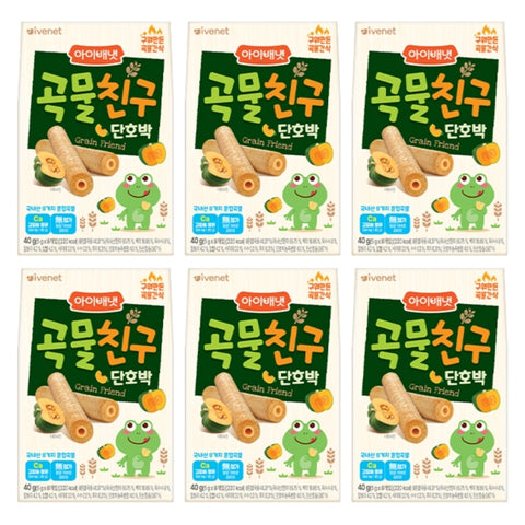 Ivenet Bebe Grain Friend (Pumpkin) - 6ea