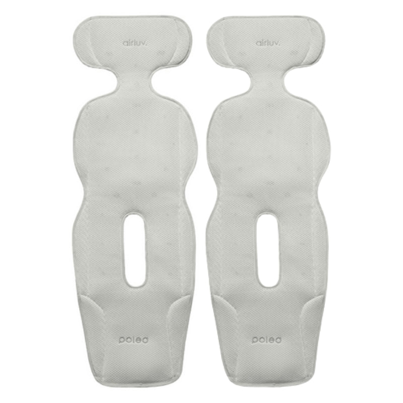 POLED Airluv4 Donut Cooling Seat 2pc Set - Cool Gray
