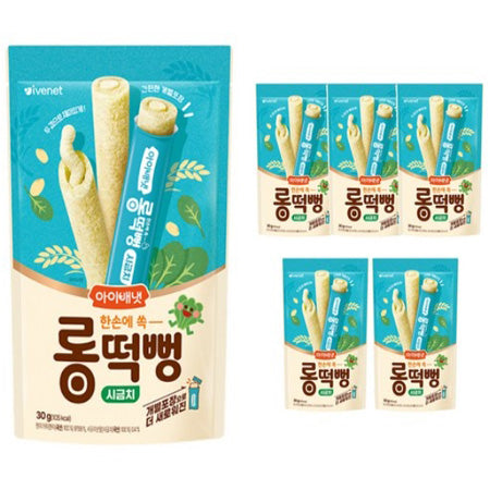 Ivenet Long Rice Puff (Spinach) - 6ea