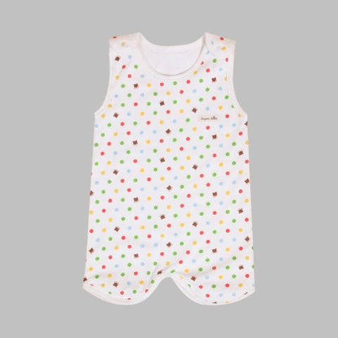 Organic Boom Sleeping Vest - Big Dot Size 100