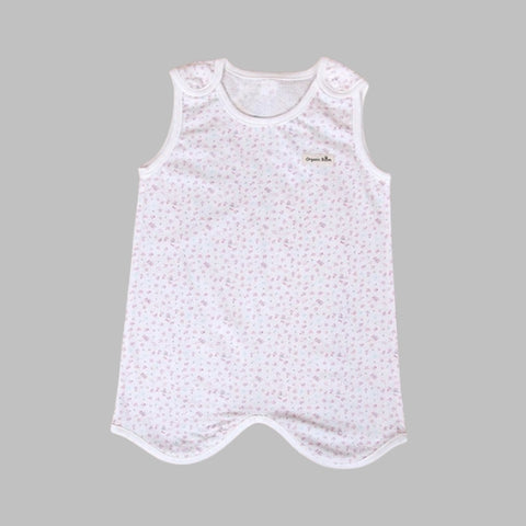 Organic Boom Sleeping Vest - Flower rain Size 80