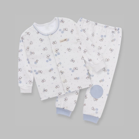Organic Boom Long Sleeve - Blue Cow Size 80