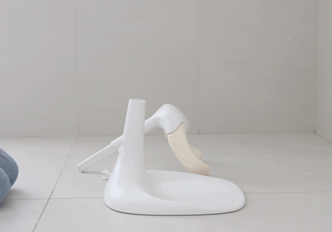 DURI Safe Bath Handle (Shower Stand) - Ivory