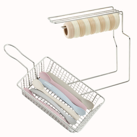 UPANG Signature2 Plus LED Baby Bottle Sterilizer (UP920A+) & Additional racks (Vertical + Horizontal) Set - Milk White